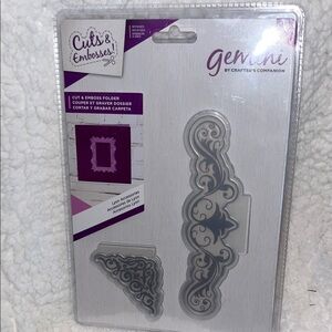Gemini Cut & Emboss Folder Set NWT
